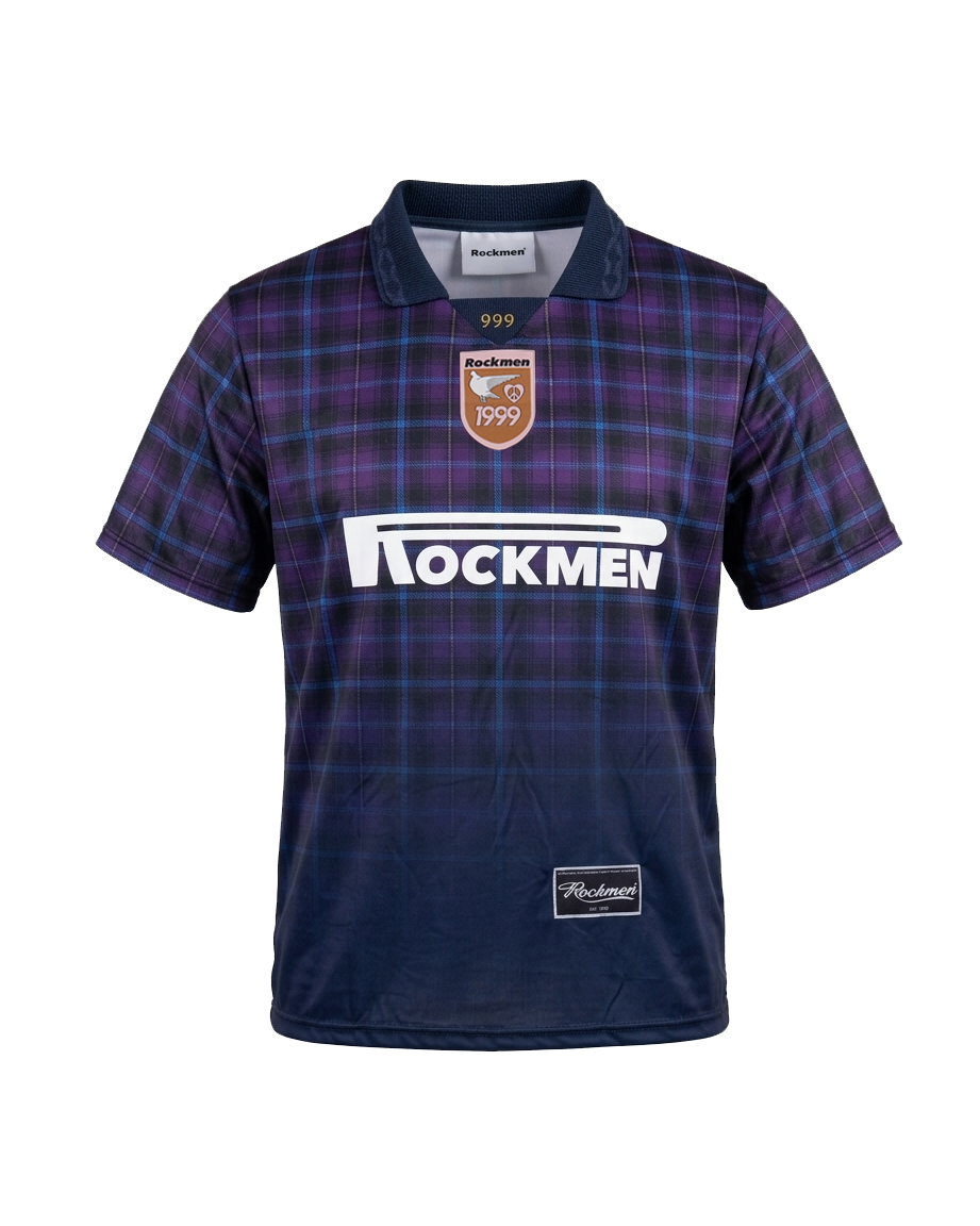 TARTAN JERSEY - NAVY - DEPAN -GM